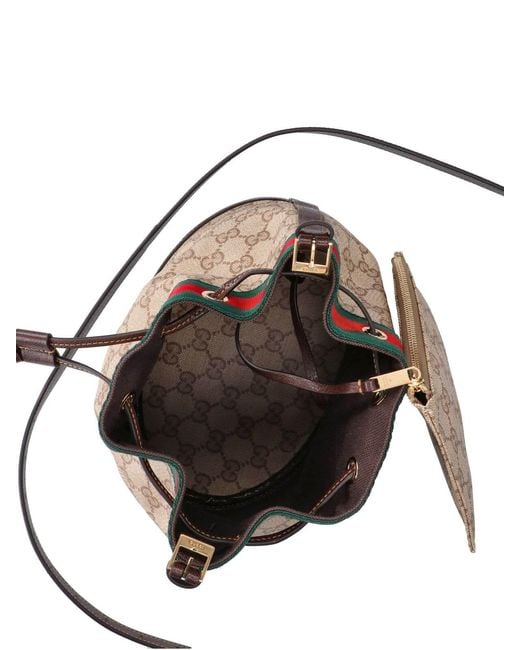Borsa Secchiello Mini "Venice" di Gucci in Natural