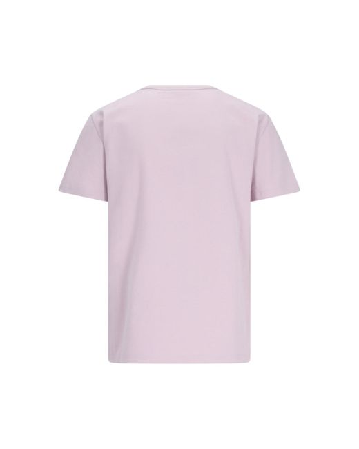 T-Shirt Logo di Alexander McQueen in Pink da Uomo
