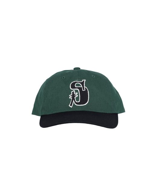 Stussy Green "vintage S Low Pro" Baseball Cap for men