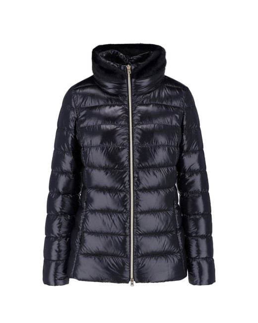 Herno Blue Padded Jacket "Claudia"