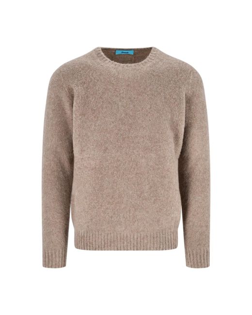 Drumohr Natural Wool Sweater for men