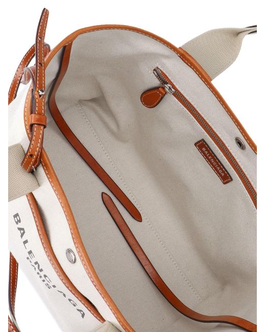 Balenciaga White Biarritz' Medium Tote Bag