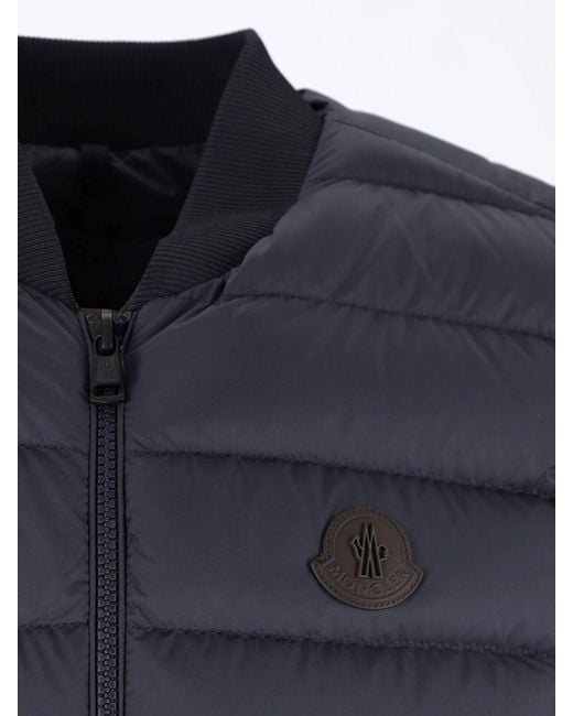 Moncler Blue Vest "Froissel" for men