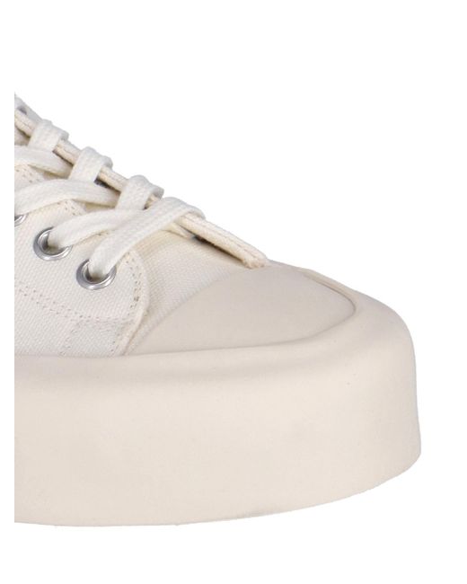 Sneakers Low di Jil Sander in White