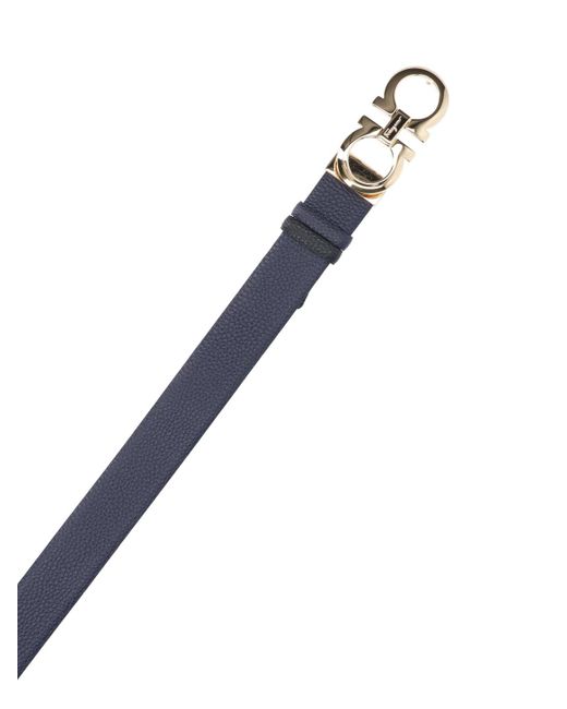 Cintura Reversibile "Gancini" di Ferragamo in Blue