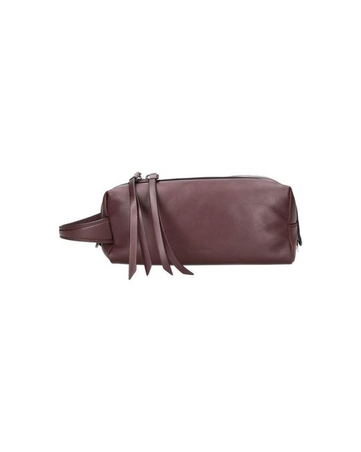 Lemaire Purple Mini Shoulder Bag "Care"