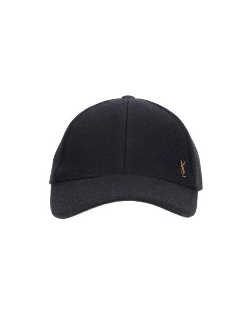 Cappello Baseball "Cassandre" di Saint Laurent in Blue