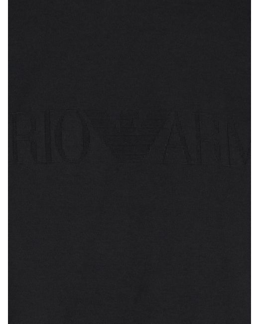 Emporio Armani Black Logo T-shirt for men