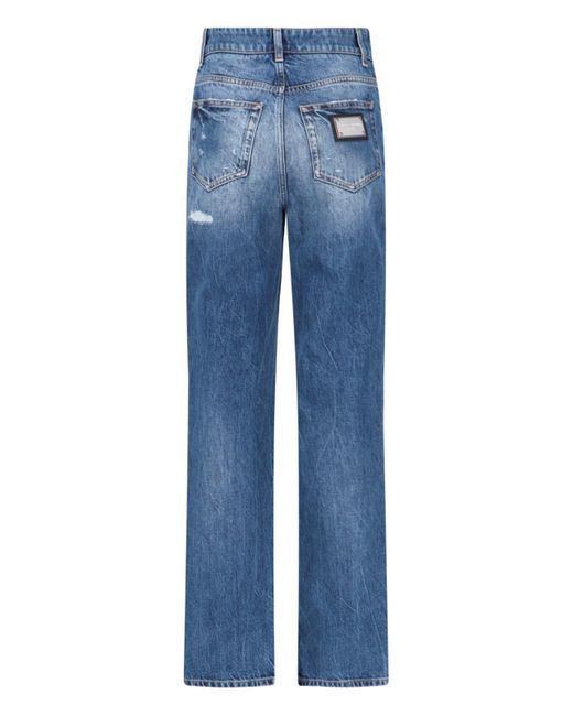 Jeans Destroyed di Dolce & Gabbana in Blue
