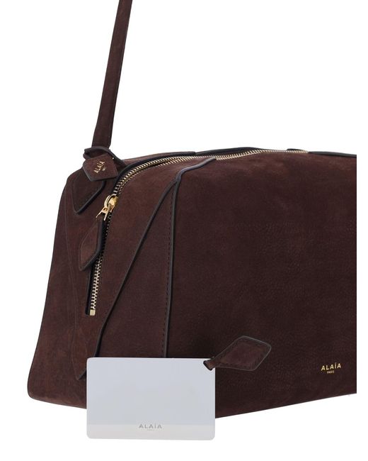 Alaïa Purple 'Bouledogue' Shoulder Bag
