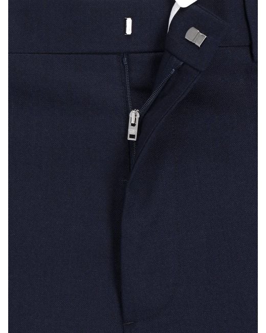 Bottega Veneta Blue Tailored Wool Trousers