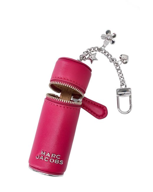 Marc Jacobs Red Keychain Charm "The Lipstick Case"