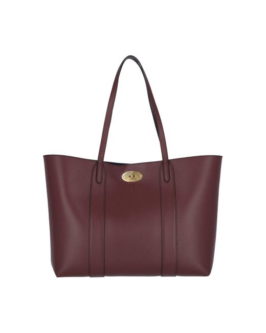Mulberry Purple 'bayswater' Tote Bag