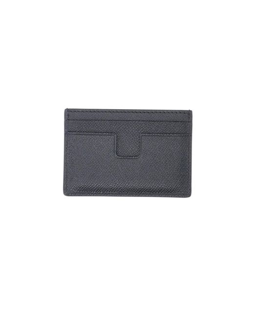 Tom Ford Blue Cardholder "T Line" for men