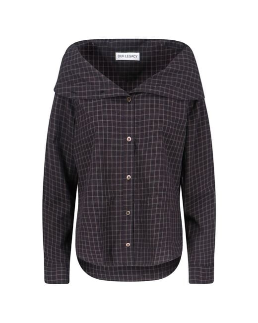 Our Legacy Black Kaonashi Shirt