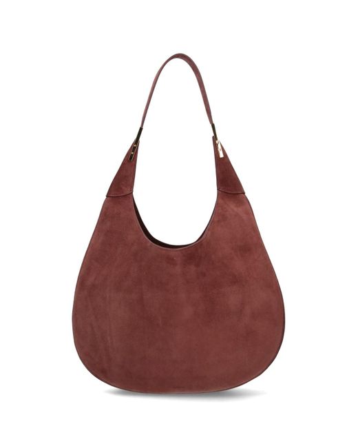 SAVETTE Brown 'Florence' Medium Hobo Bag