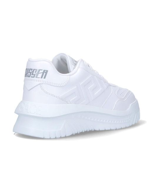Versace White "odissea Greca" Sneakers for men