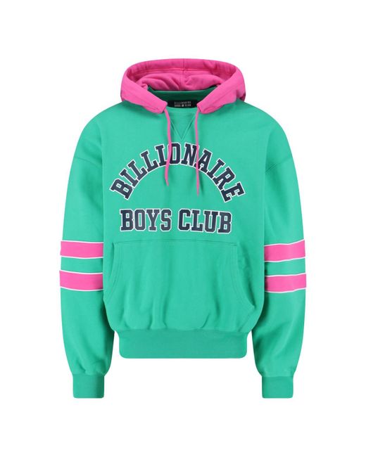 BBCICECREAM Green Logo Hoodie for men