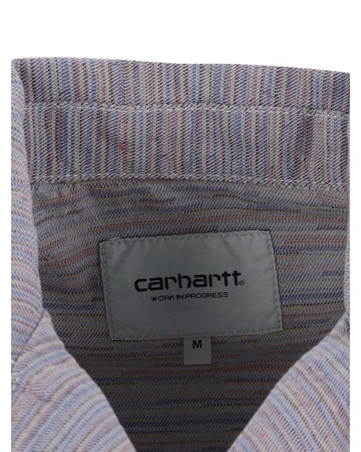 Carhartt Gray Shirts Cotton for men