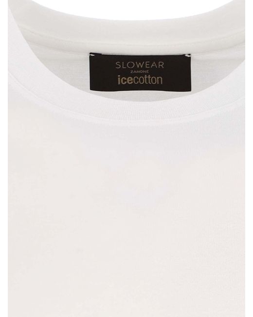 Zanone White Classic T-Shirt for men