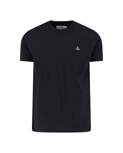 Vivienne Westwood Black T-Shirts And Polos Cotton for men