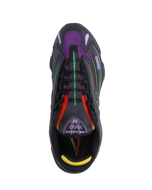 New Balance Blue Sneakers Synthetic Lthr