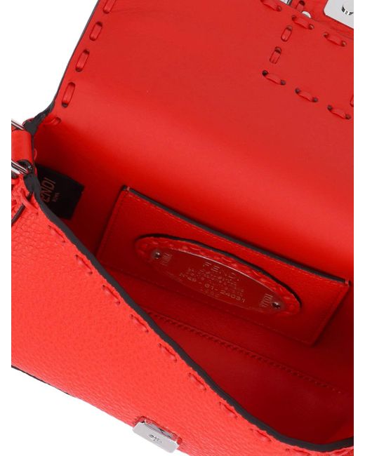 Fendi Red Mini Bag Baguette