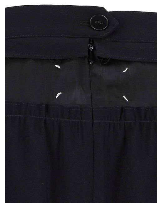 Maison Margiela Black Skirts Polyester