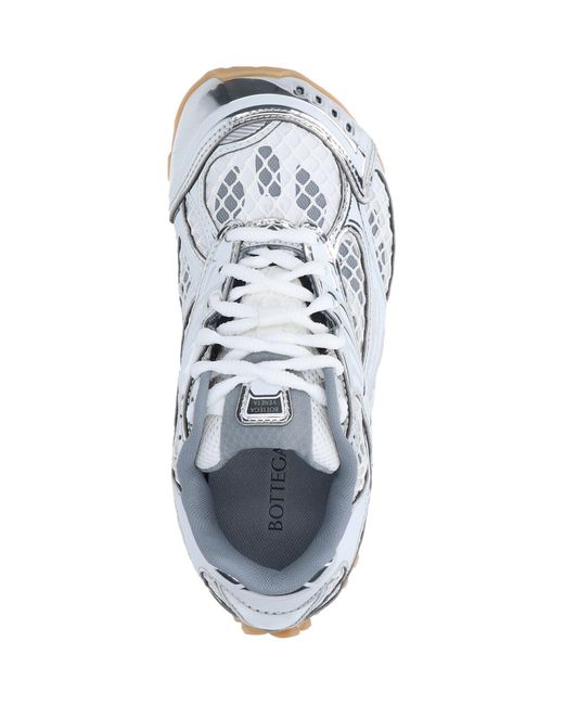 Bottega Veneta White "Orbit" Sneakers