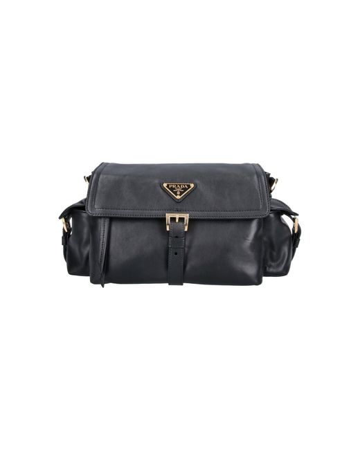 Borsa A Spalla Media "Explore" di Prada in Black