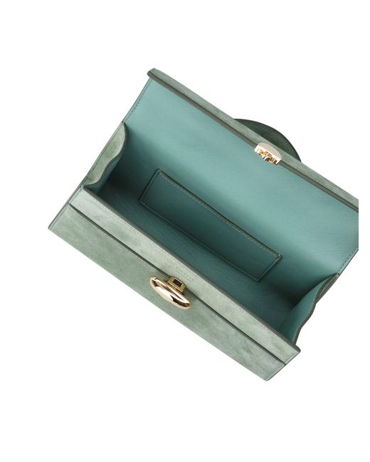 SAVETTE Green Clutch “Symmetry”