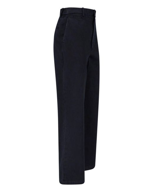 Auralee Blue Straight Pants