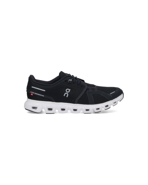 On Shoes Black "Cloud 6" Sneakers for men