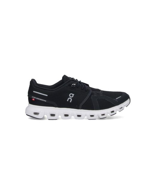 On Shoes Black "Cloud 6" Sneakers for men