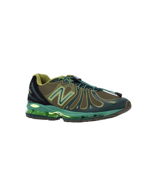 New Balance Green Mesh Sneakers