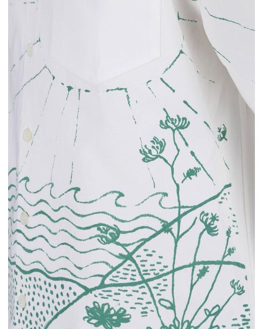Prada White Logo Shirt for men