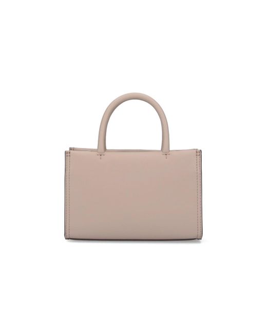 Tory Burch Pink 'ella' Mini Shopping Bag