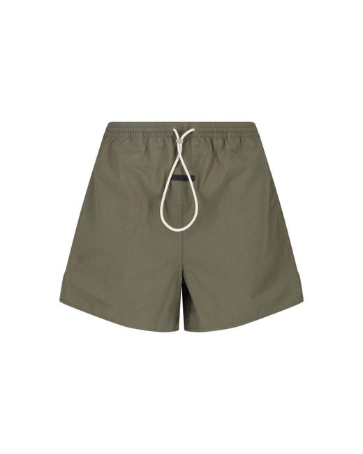 Fear Of God Green Beach Shorts for men