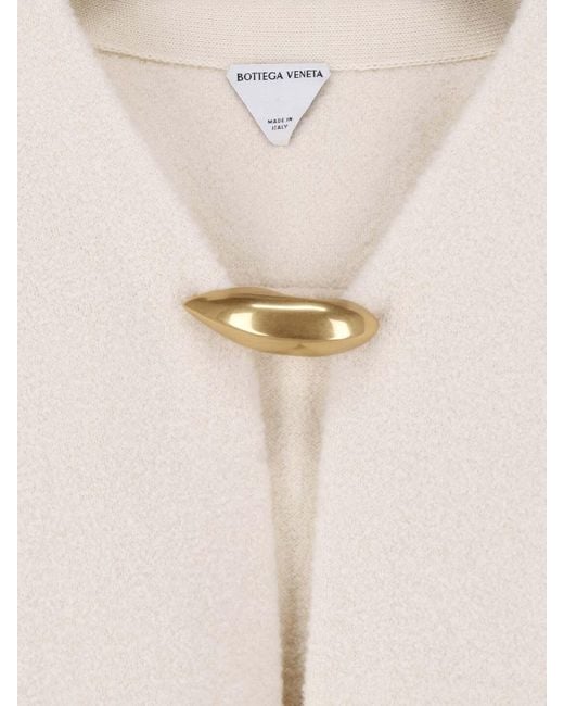 Bottega Veneta White Cashmere Cardigan