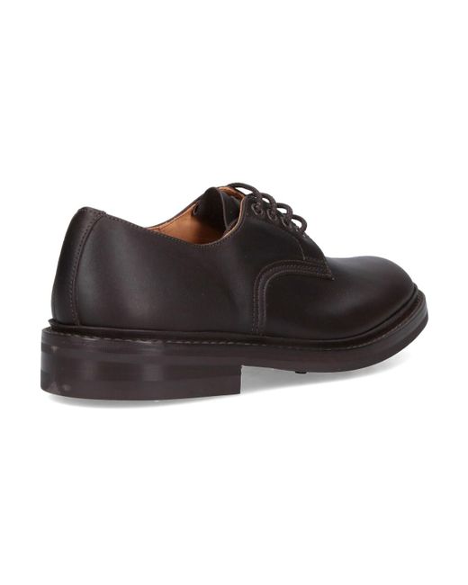 Tricker's Brown 'Woodstock' Derby Shoes for men