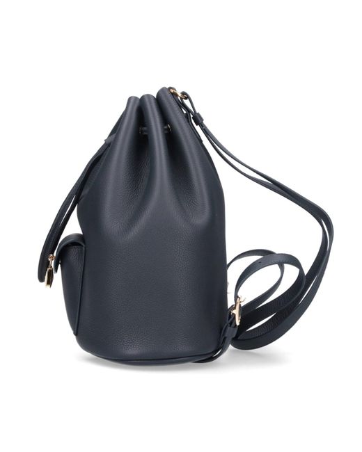 Loro Piana Blue 'Extra Drawstring' Backpack