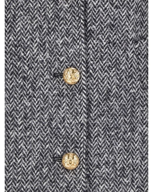 Valentino Gray Virgin Wool Jacket