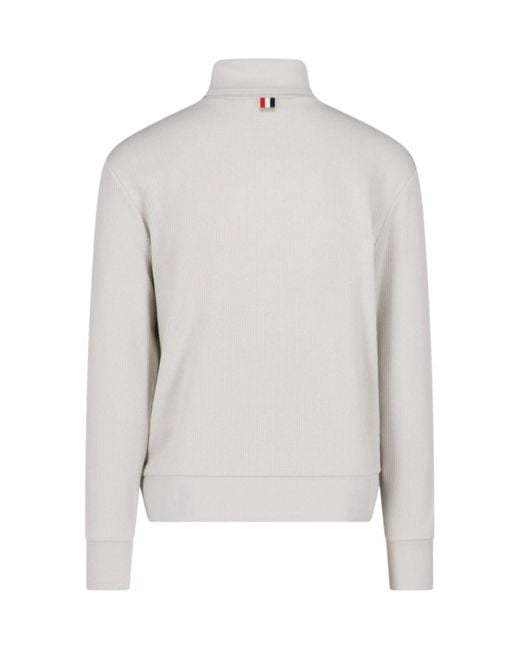 Maglione Logo di Thom Browne in White da Uomo
