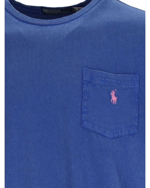 Polo Ralph Lauren Blue Logo T-shirt for men