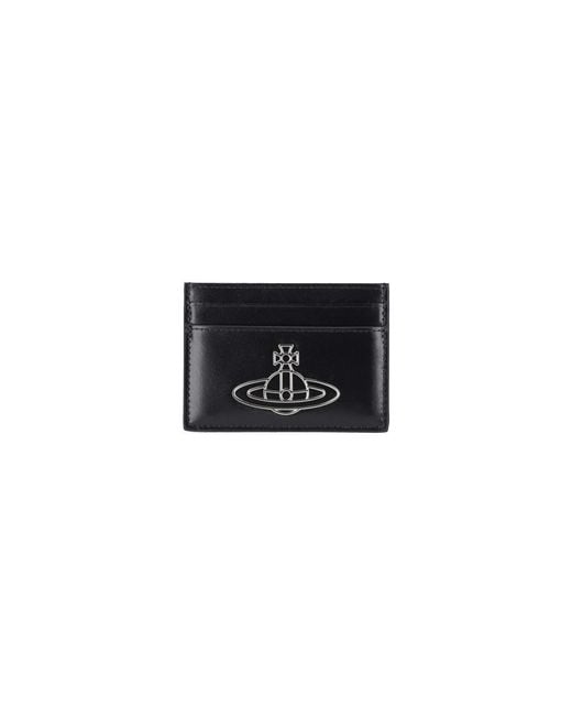 Vivienne Westwood Black Wallets Calf Leather