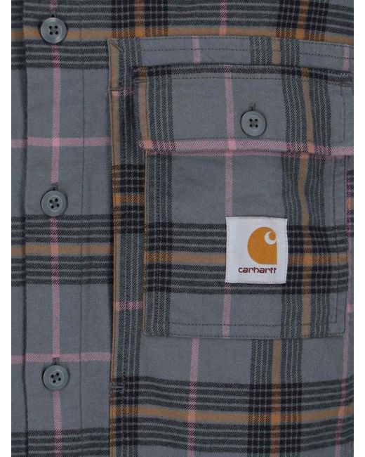 Camicia "L/S Hadley" di Carhartt in Gray