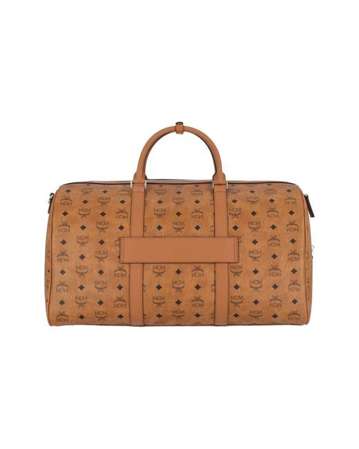 MCM Brown Ottomar Weekender Bag for men