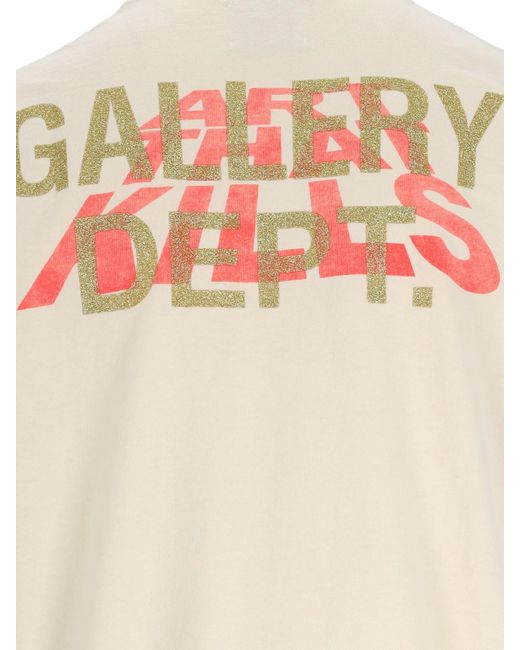 GALLERY DEPT. White 'fuck Your Reality' T-shirt for men