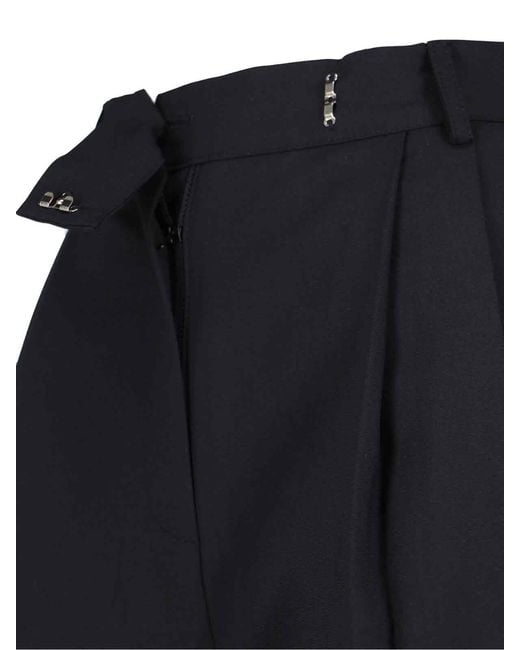 Frankie Shop Blue Straight Pants "Bea"