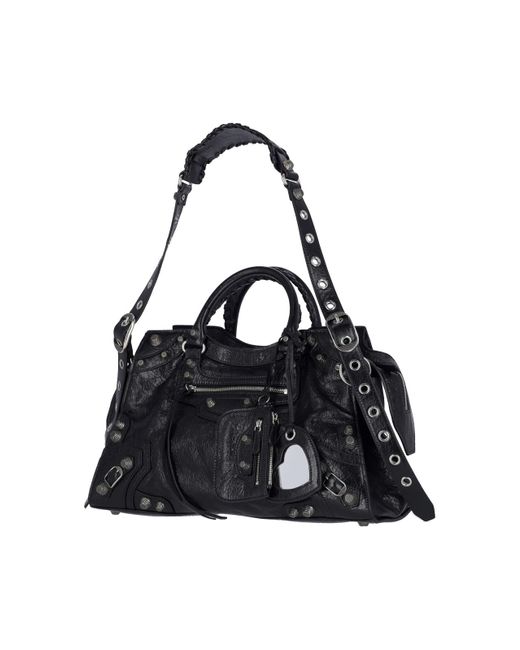 Balenciaga Black 'neo Cagole City' Handbag